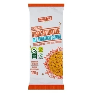 Frank&Oil Galletas de jengibre y zanahoria sin gluten 120 g