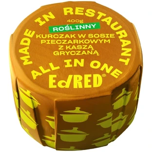 Ed Red Pui cu legume în sos de ciuperci cu terci ...