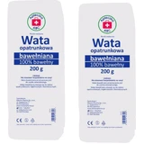 ABC First Aid Kit Cotton bandage wadding 200 g Multi-pack × 2