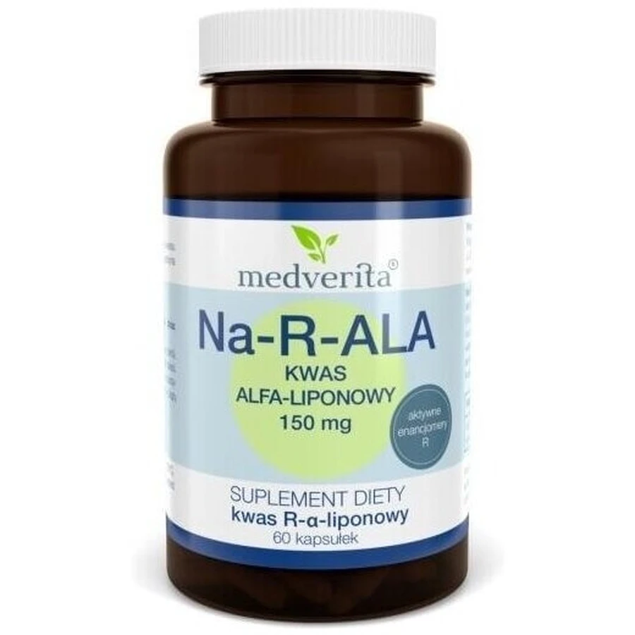 Medverita Na-R-ALA 150 mg 60 gélules.