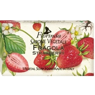 FLORINDA Natural vegetable soap strawberry 100 g