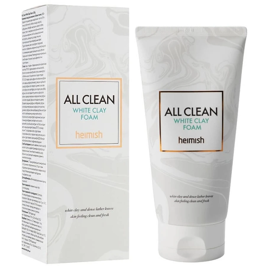HEIMISH - All Clean White Clay Foam, 150g.