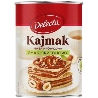 Delecta Kajmak Karamellpaste mit Erdnussgeschmack 400 g