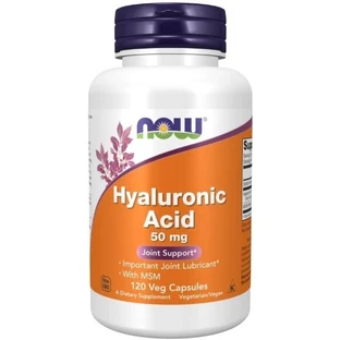 Now Foods Ácido Hialurónico 50 mg 120 cápsulas
