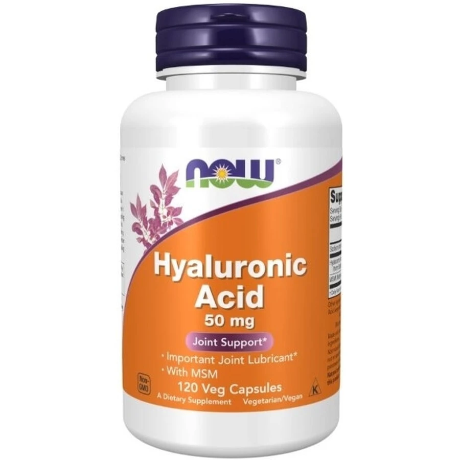 Now Foods Ácido Hialurónico 50 mg 120 cápsulas