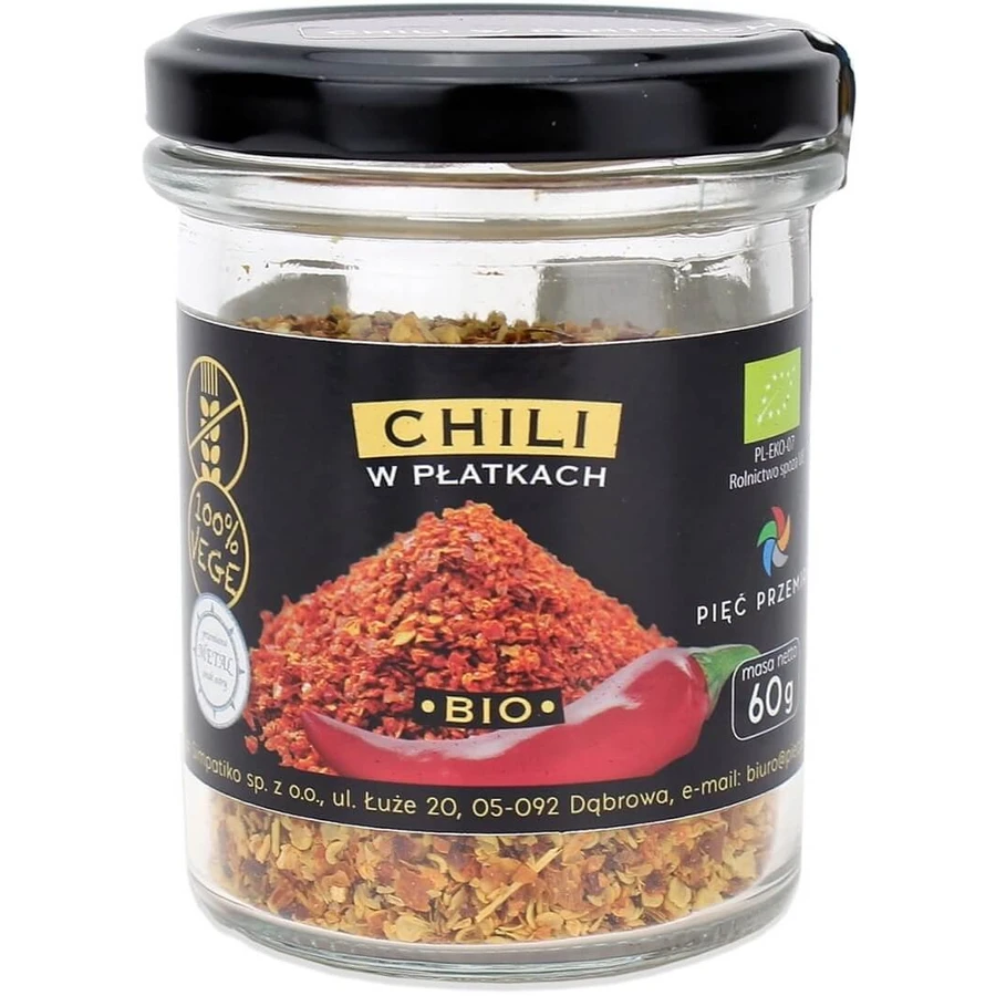 Five Transformations Chili flakes sans gluten BIO 60 g