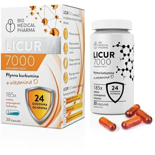LICUR7000 + Vitamin D 30 capsules