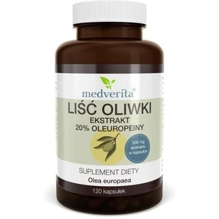 Medverita Frunză de măslin 500 mg 120 capsule