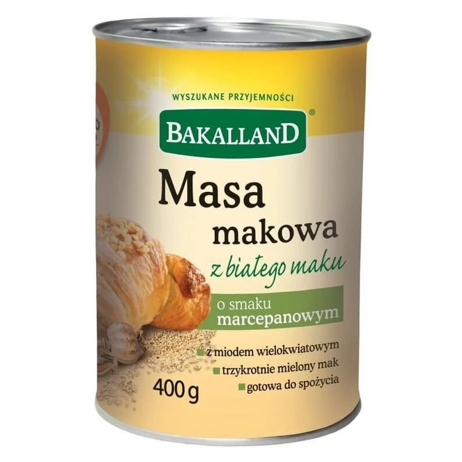 Bakalland Marzipan-Mohnpaste mit weißem Mohngeschmack ...