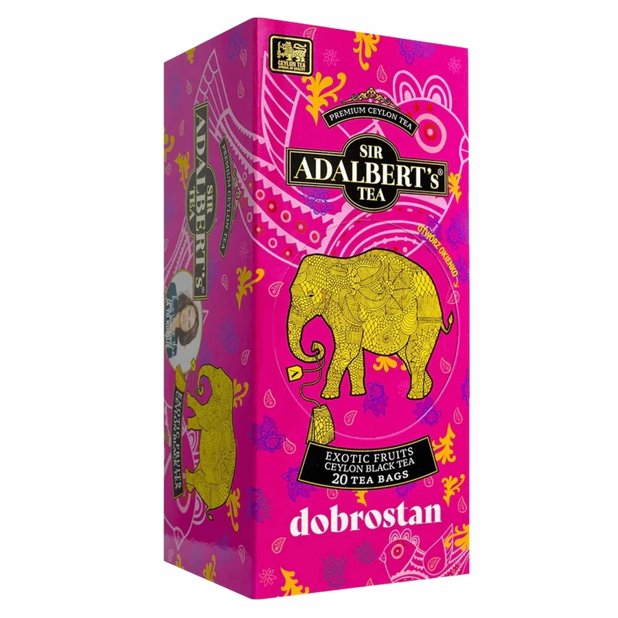 ADALBERT'S Emotions Wellbeing Schwarzer Tee mit exotischen Früchten 20 ...