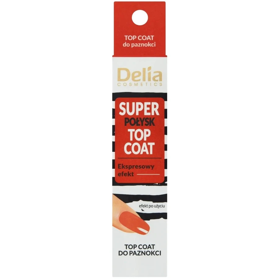 DELIA Super Gloss Top coat Effet en 12 jours 11 ml