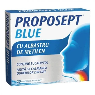 Proposept BLUE, 20 sucking tablets, Fiterman