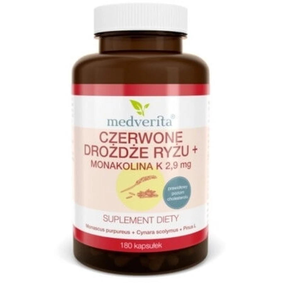 Medverita Levadura roja de arroz+ 180 cápsulas
