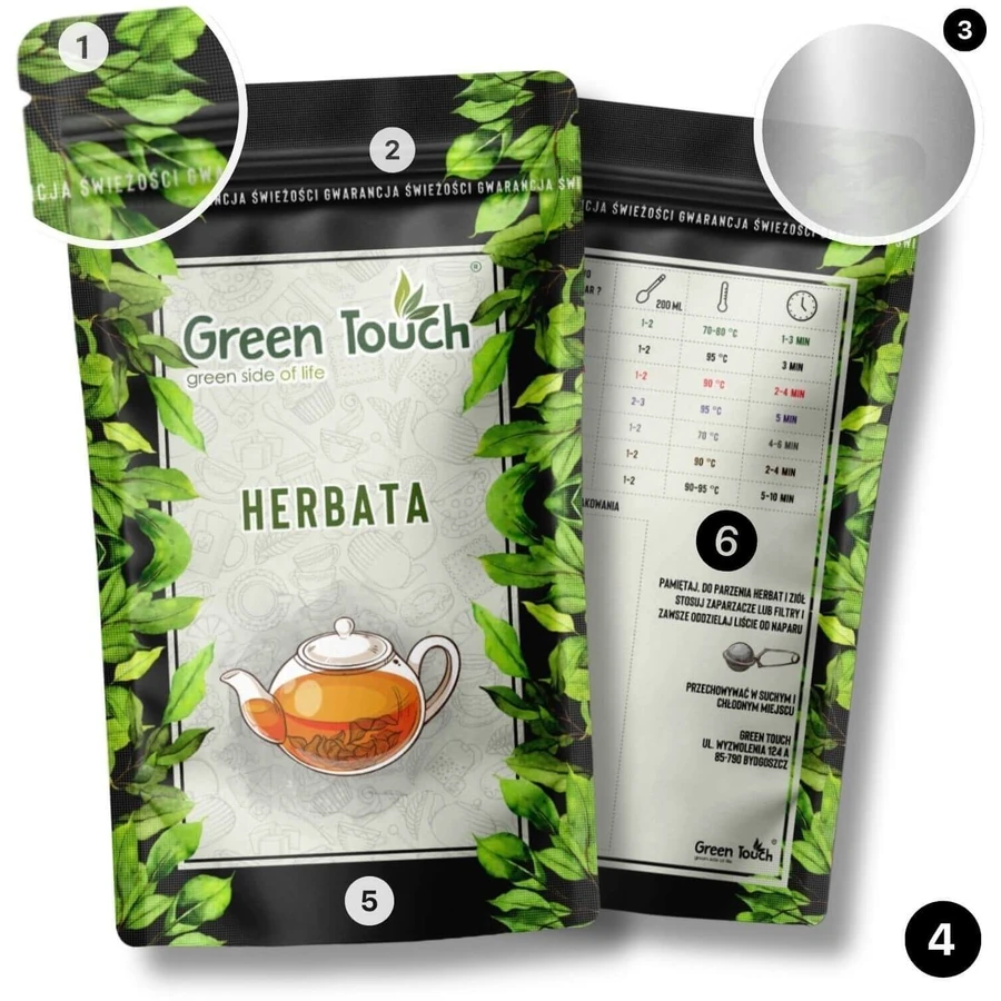 Té de frutas de pera tostada Green Touch 100 g.