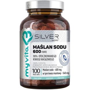 MyVita Zilver Natriumbutyraat 600mg 100 capsules