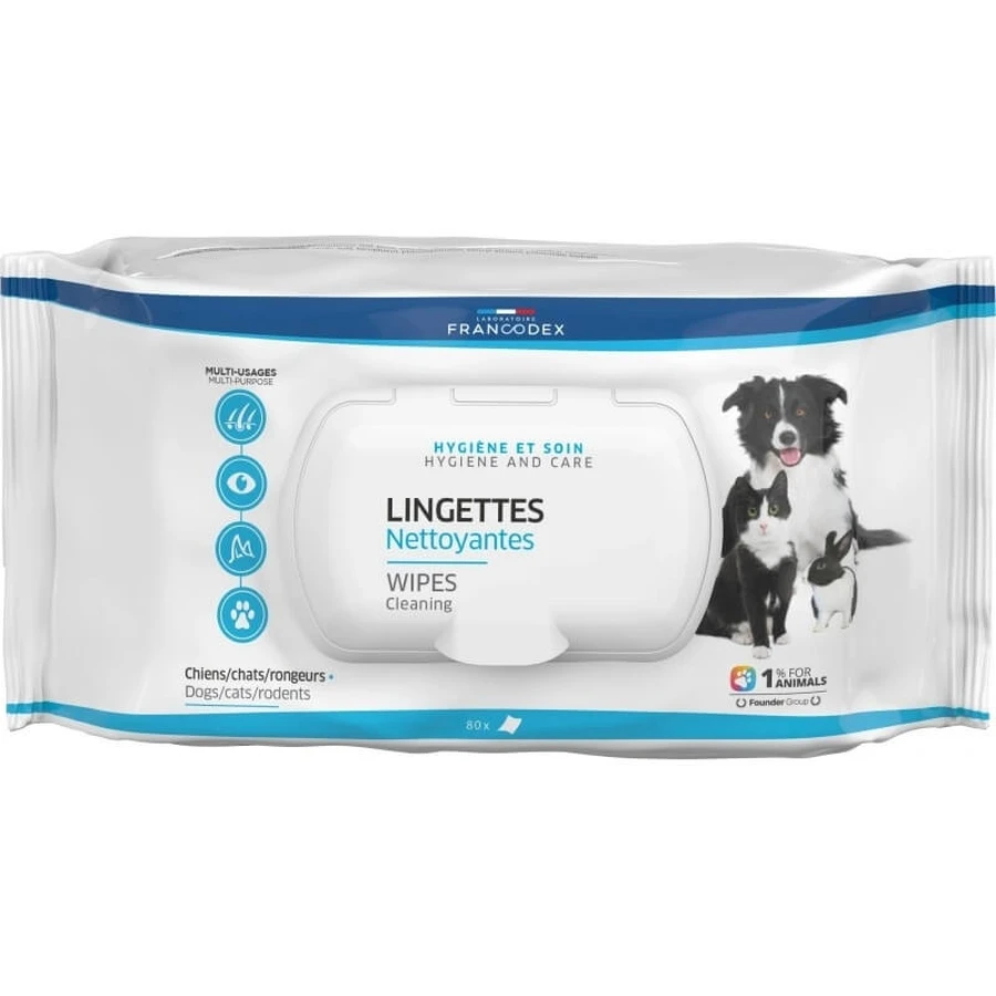 FRANCODEX Lingettes nettoyantes pour les yeux, les oreilles et les ...