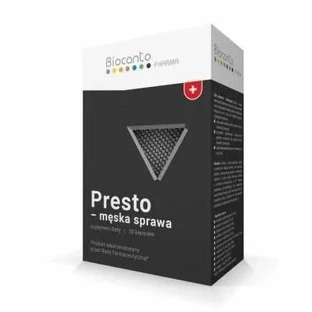Biocanto Presto - male issue 30 capsules.