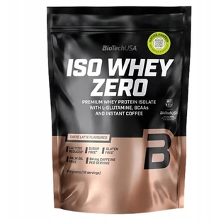 BioTech USA Iso Whey Zero protein in Caffe latte flavor 454 g