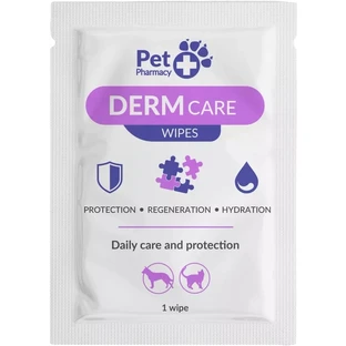 VETFOOD DermCare vochtige doekjes 20 stuks.