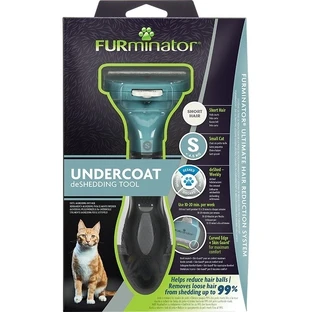 Brosse FURminator pour chats à poils courts S