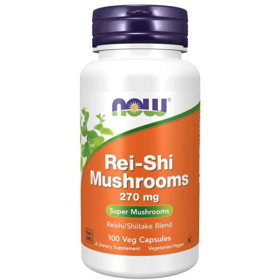 Now Foods Rei-Shi Paddenstoelen 270 mg 100 capsules