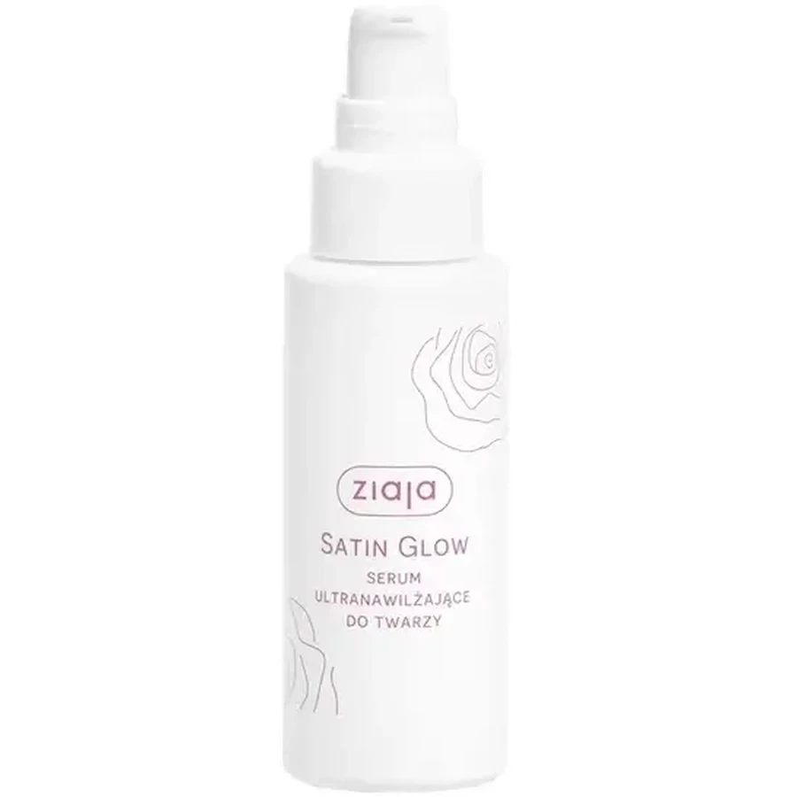 Ziaja Satin Glow ultra-feuchtigkeitsspendendes Gesichtsserum 50 ml