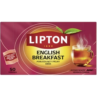 Lipton English Breakfast Schwarzer Tee 50 Portionsbeutel