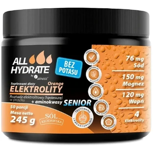 Allhydrate Electrolytes Senior orange sans potassium 245 g