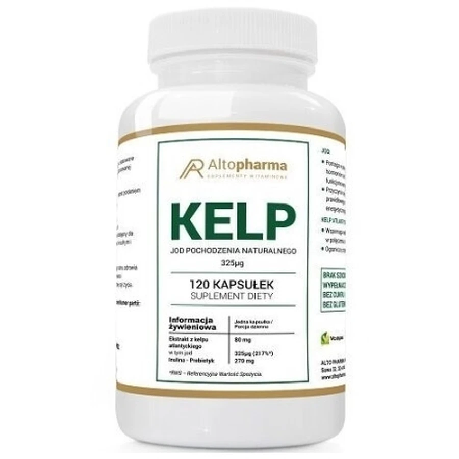 Altopharma Kelp + Prebiotica 120 capsules