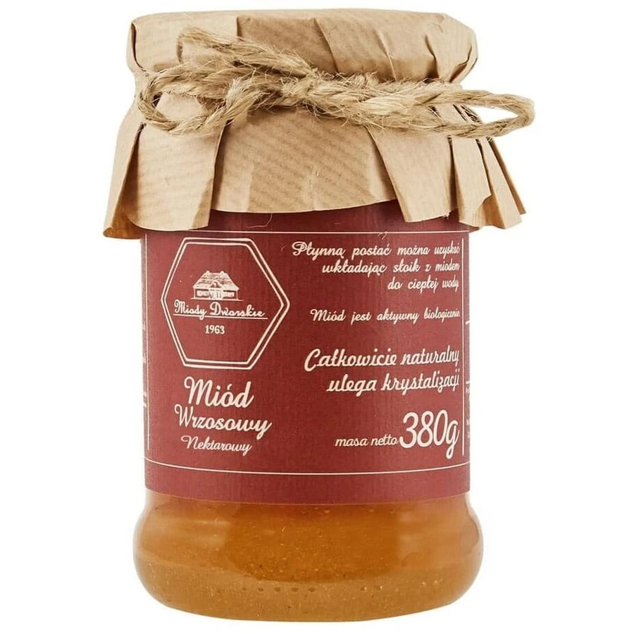 Dworskie Miody Wrzosowy Nectarowy honey 380 g
