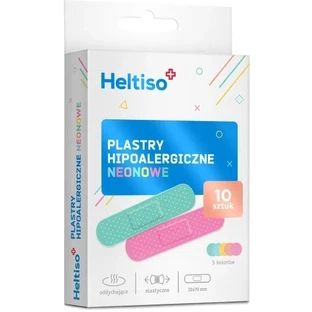 Heltiso hypoallergene neonpleisters 10 stuks