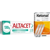 Altacet Gel 75 g + Ketonal Active 0,05 g, 20 Kapseln