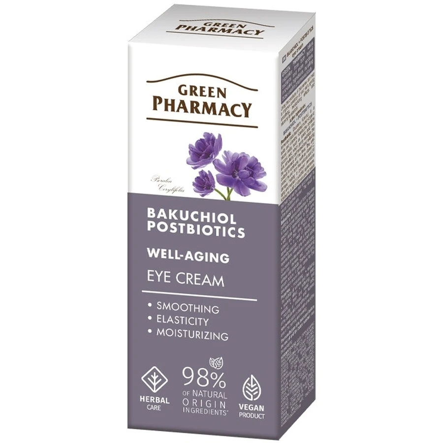 Groene apotheek Oogcrème bacuchiol, postbiotica 15 ml