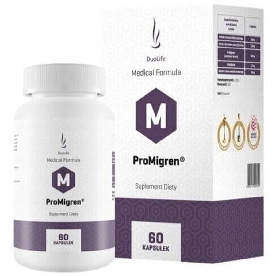DuoLife Medische formule ProMigren 60 capsules.