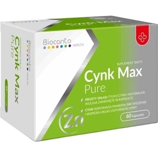 Biocanto Zinc Max Puro 60 cápsulas.