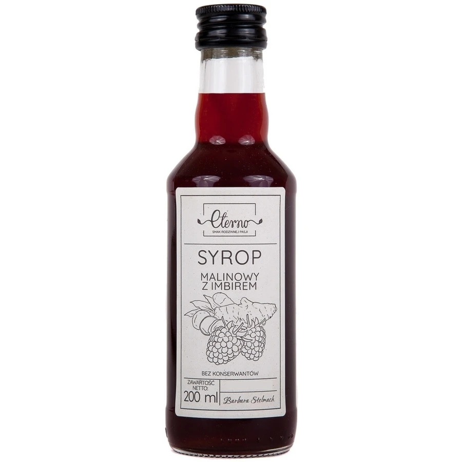 Eterno raspberry syrup with ginger 200 ml