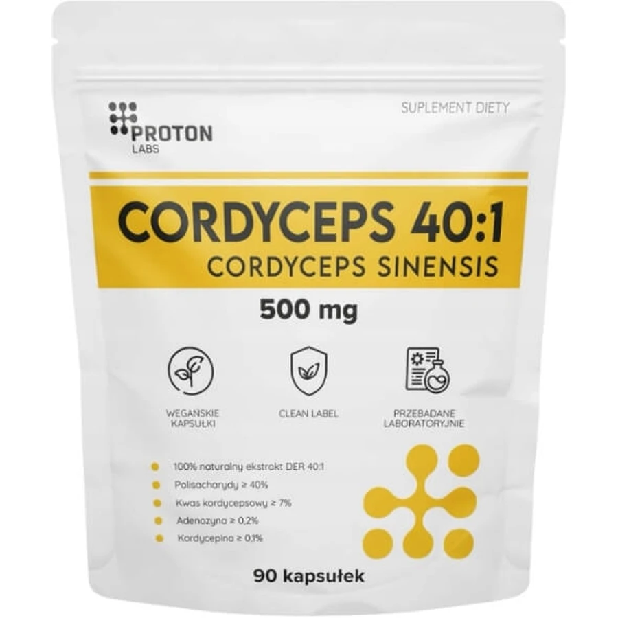 Proton Labs Cordyceps 500 mg 90 capsules