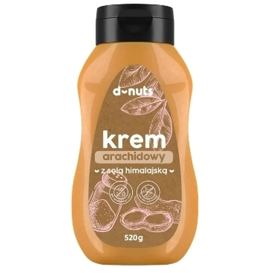 D-nuts Peanut cream with Himalayan salt 520 g