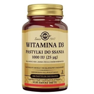 SOLGAR Vitamin D3 100 Lutschtabletten