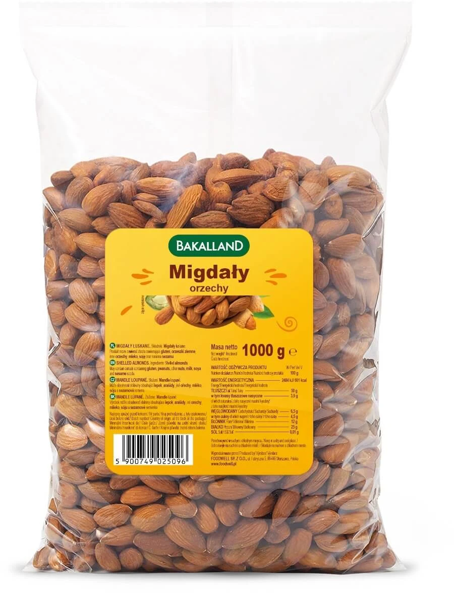 Bakalland Shelled Almonds 1 kg