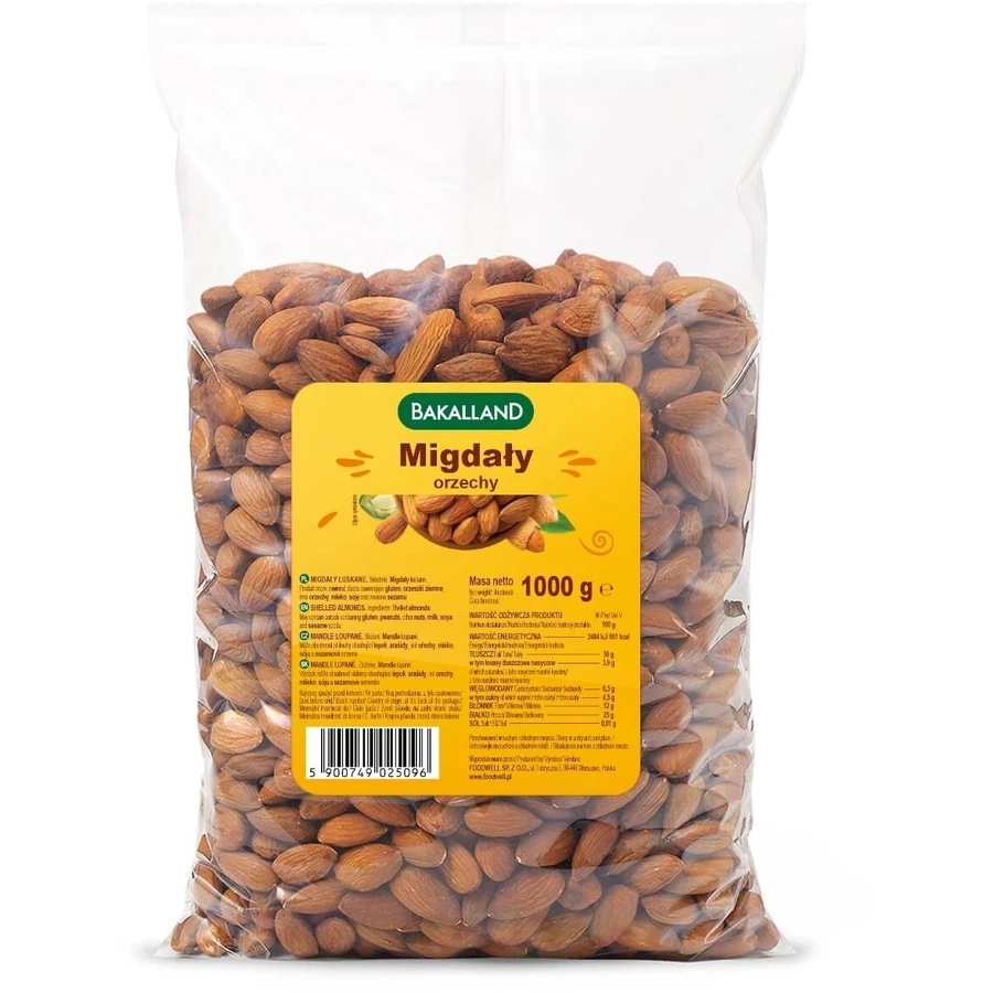 Bakalland Geschälte Mandeln 1 kg