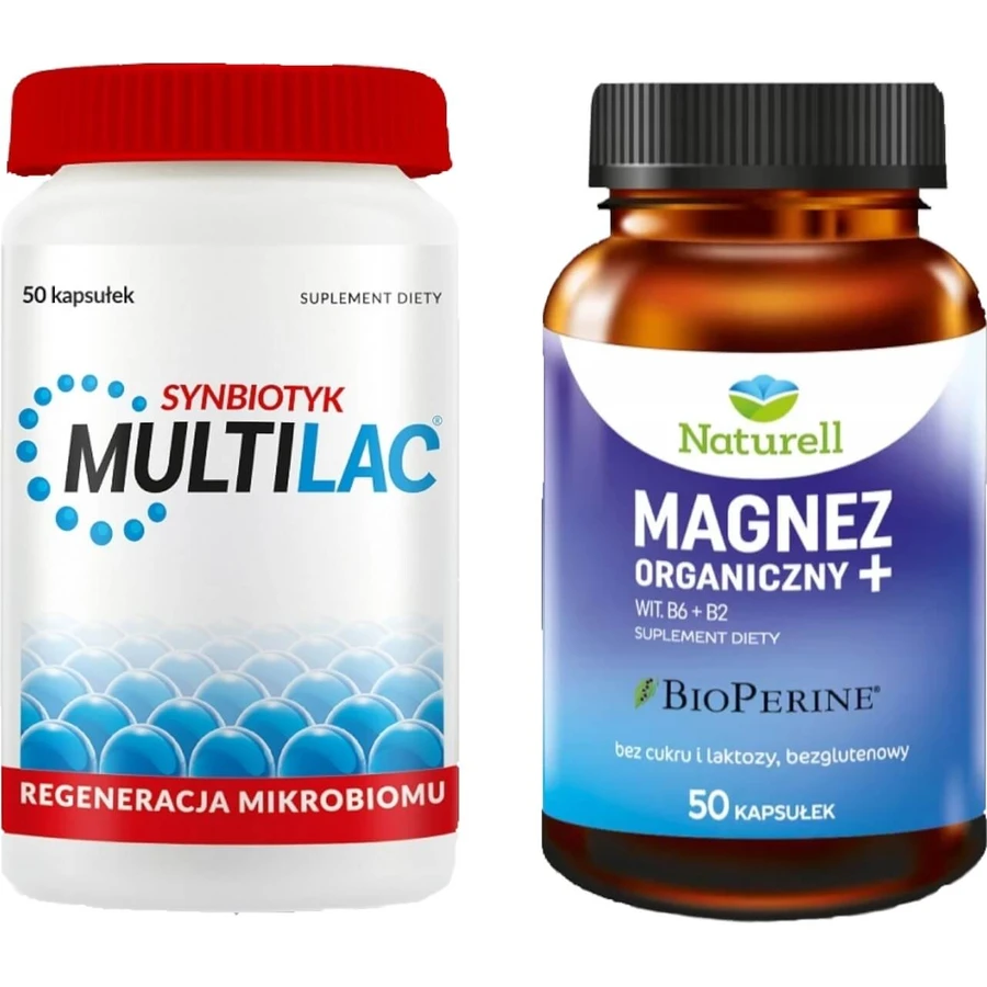 Multilac 50 Kapseln + Naturell Bio-Magnesium + 100 ...