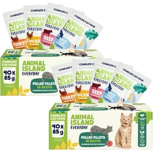 Animal Island Wet cat food mix beef, chicken, ...