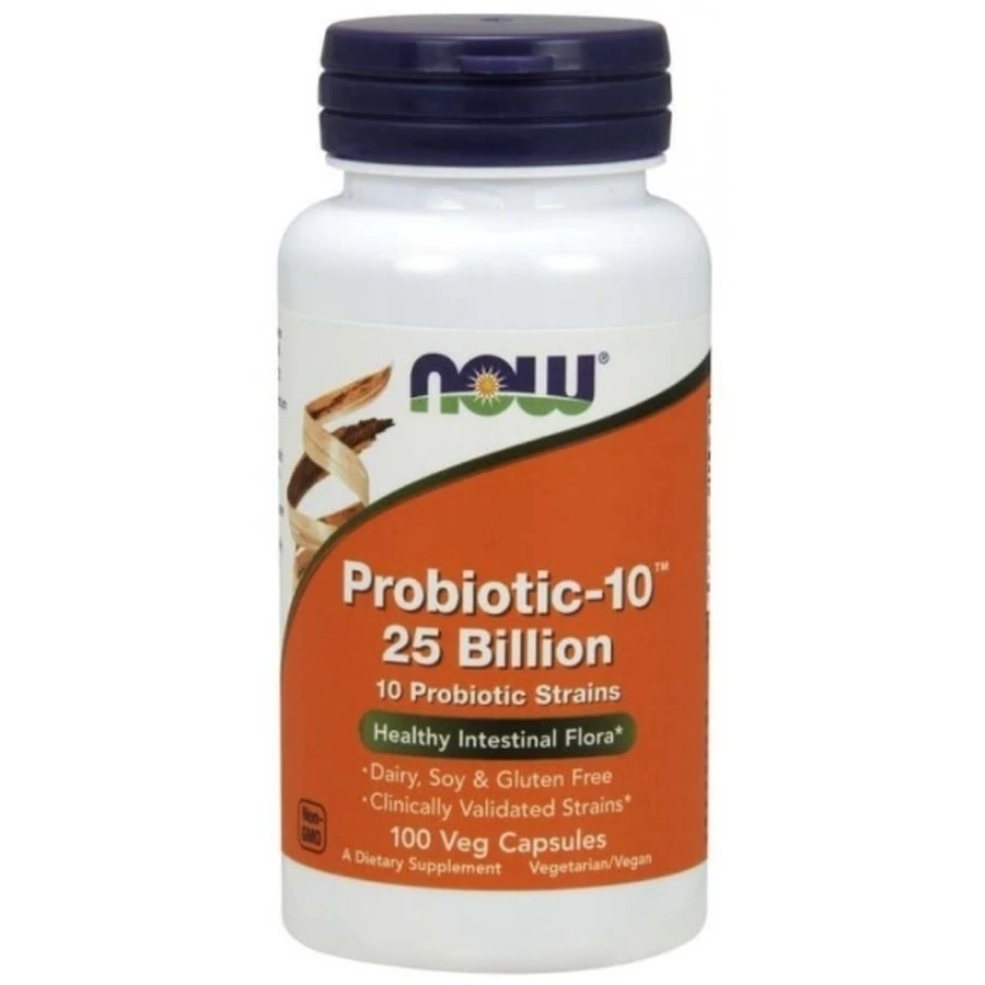 NOW FOODS Probiotic-10 25 Milliarden 100 Kapseln.
