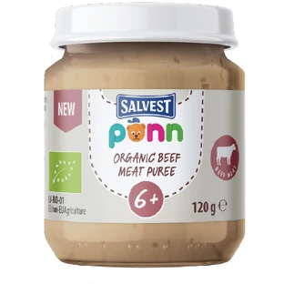 SALVEST Põnn BIO Puré de ternera 120 g