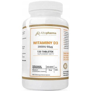 Altopharma Vitamine D3 2000 IU 50 mcg 120 comprimés