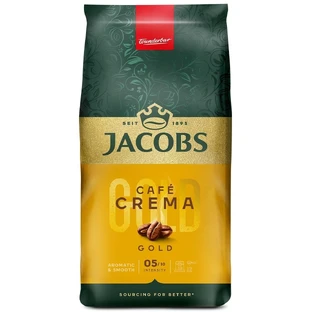 Jacobs Cafe Crema Gold koffiebonen 1 kg.