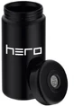 Hero Envase de vidrio sin aroma con higrómetro 1000ml