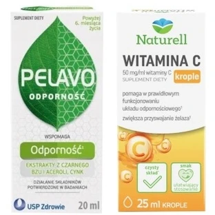 Pelavo Immunitäts-Tropfen 20 ml + Naturell Vitamin C-Tropfen ...