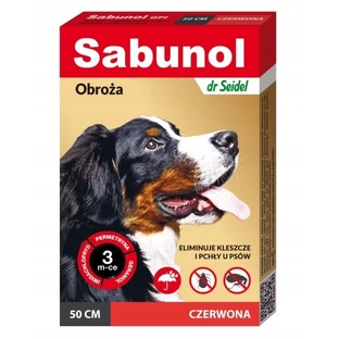 Sabunol GPI Flohhalsband 50 cm rot